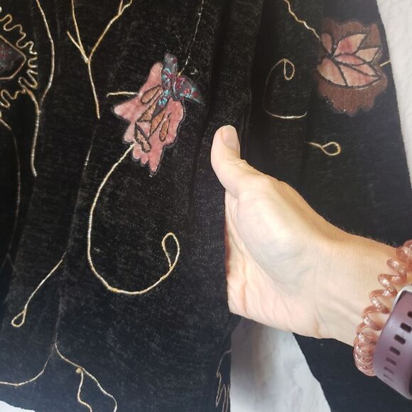 VINTAGE FLASHBACK Reversible Zip Front Jacket Coat - Picture 5 of 14